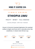 Ethiopia Limu Single Origin Coffee
