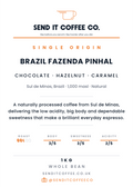 Brazil Fazenda Pinhal Single Origin Coffee