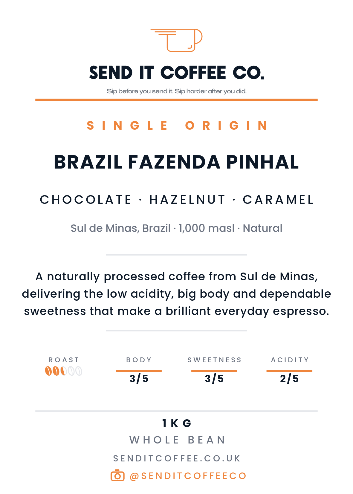 Brazil Fazenda Pinhal Single Origin Coffee